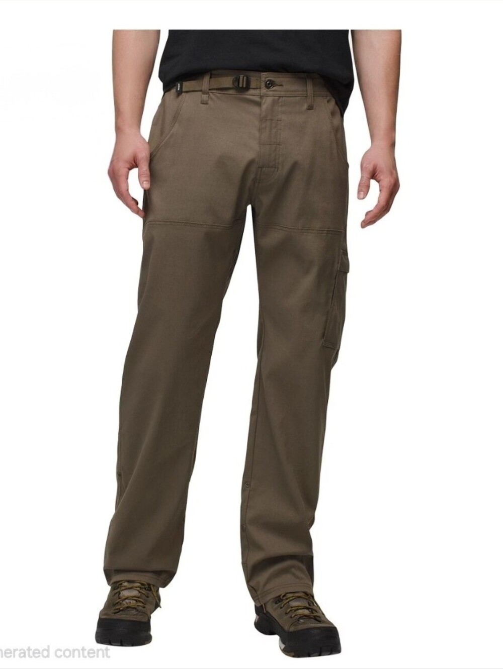 Prana Men's Stretch Zion Hiking Climbing Pants Brown XL 32L